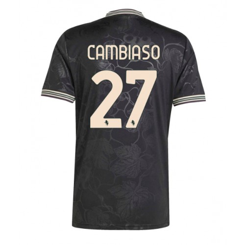 Moški Nogometni dresi Juventus Andrea Cambiaso #27 Tretji 2025-26 Kratek Rokav